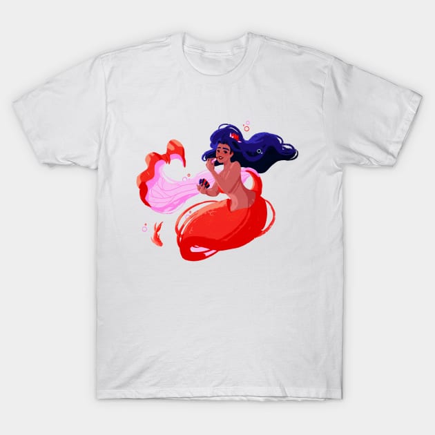 Mer-up T-Shirt by kjm.illustrations